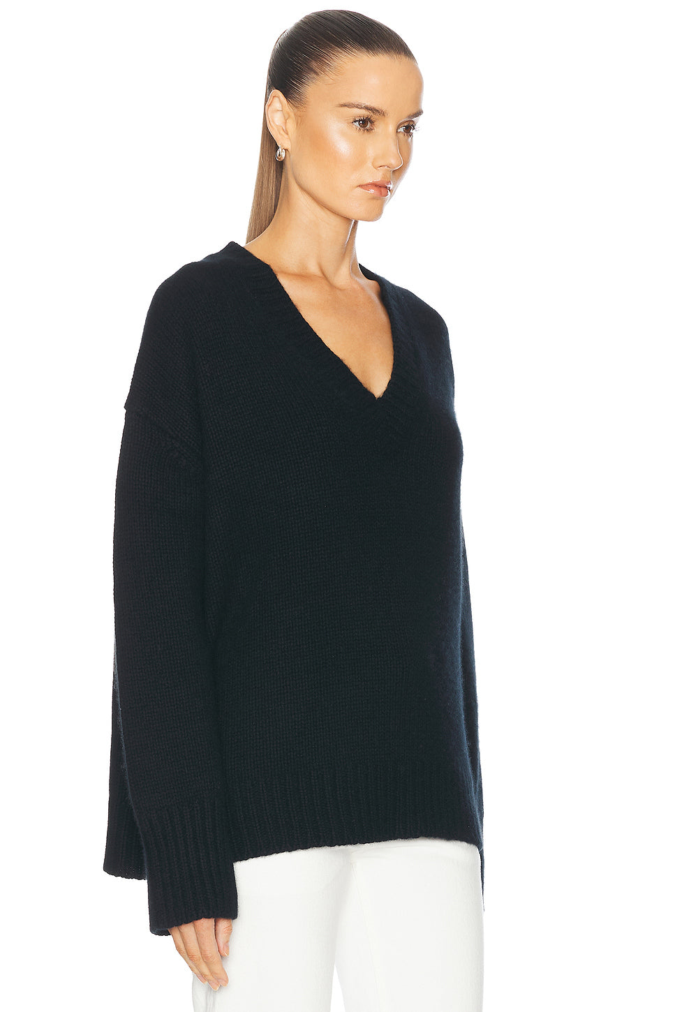 Nylah Boyfriend V Neck Sweater