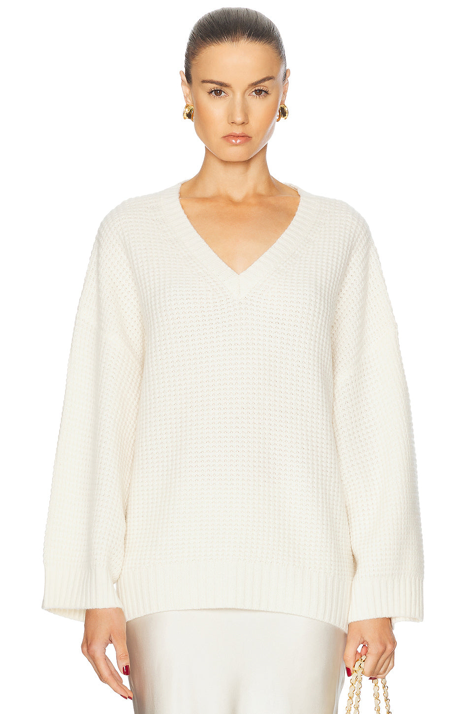 Linden Slouchy V Neck Sweater