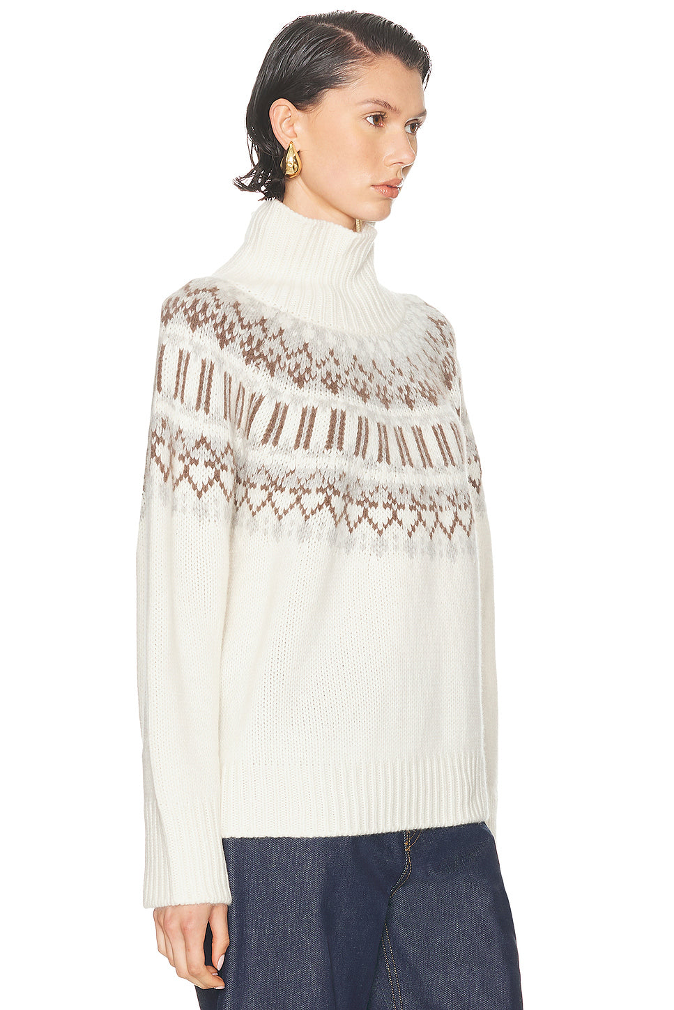 Scottie Slouchy Mockneck Sweater
