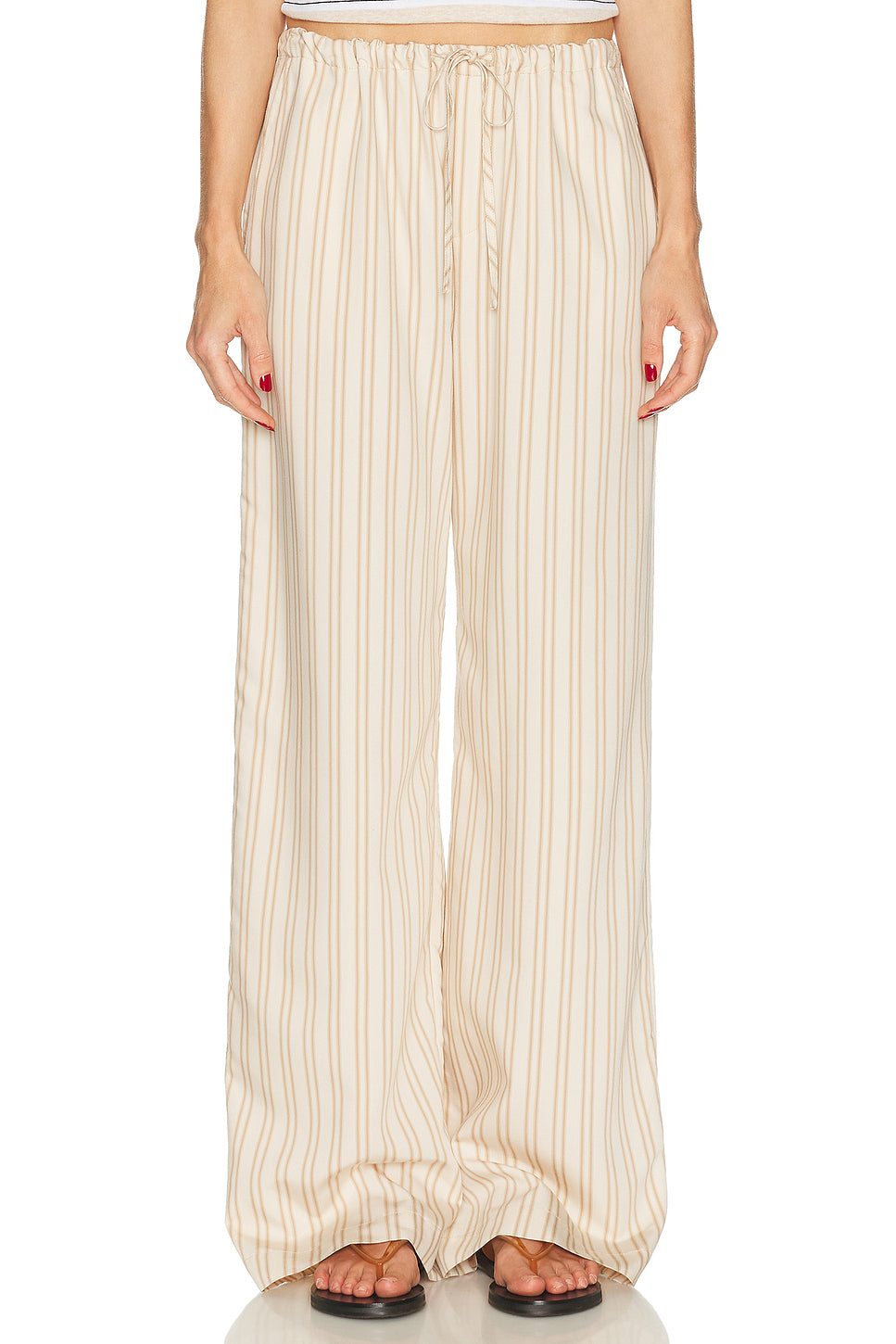 Gemma Stripe Pull On Pant