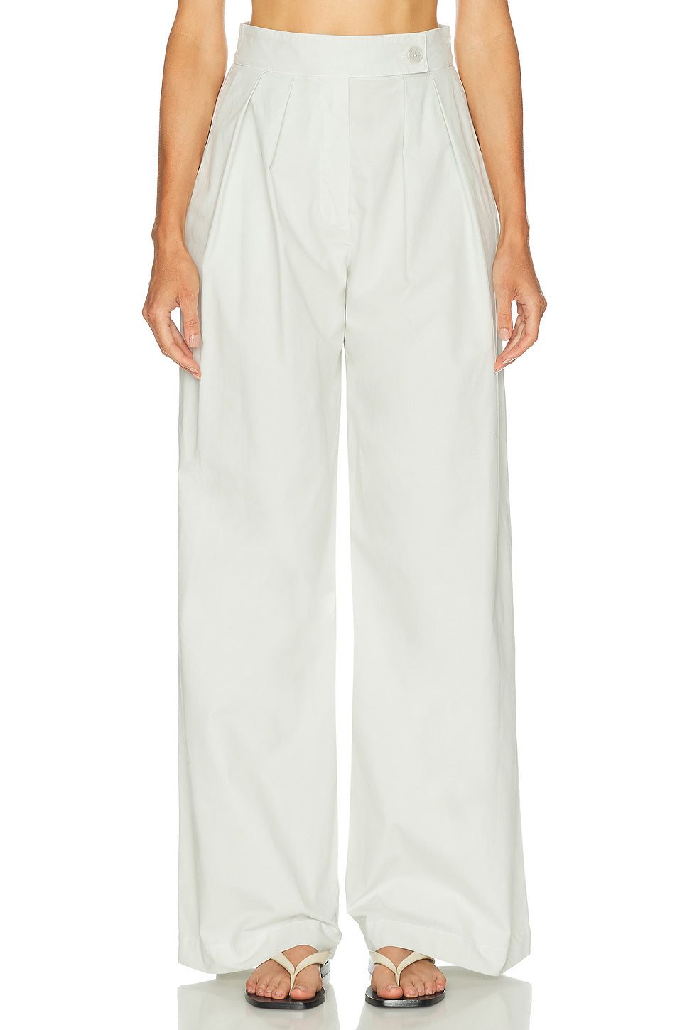 Brooke C High Rise Double Pleat Pant