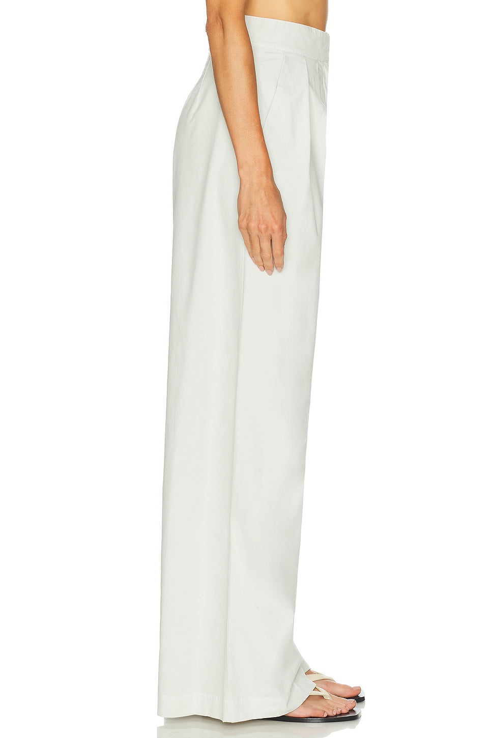 Brooke C High Rise Double Pleat Pant