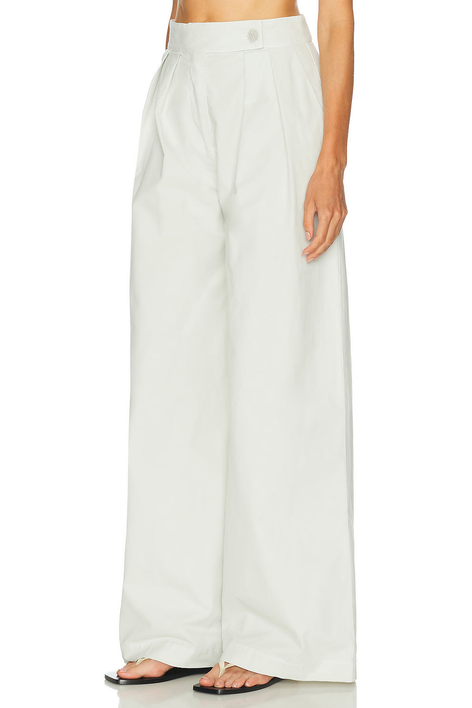 Brooke C High Rise Double Pleat Pant
