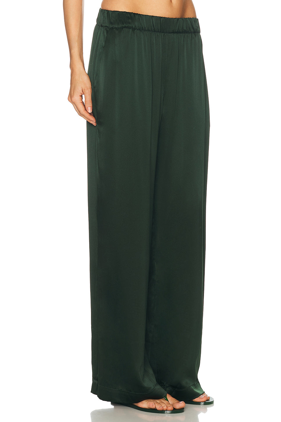 Brynn High Rise Pull On Wide Leg Pant