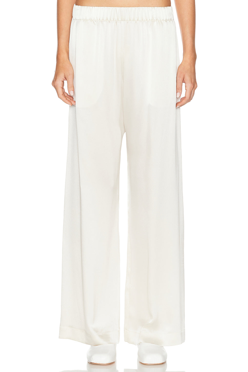 Brynn High Rise Pull On Wide Leg Pant