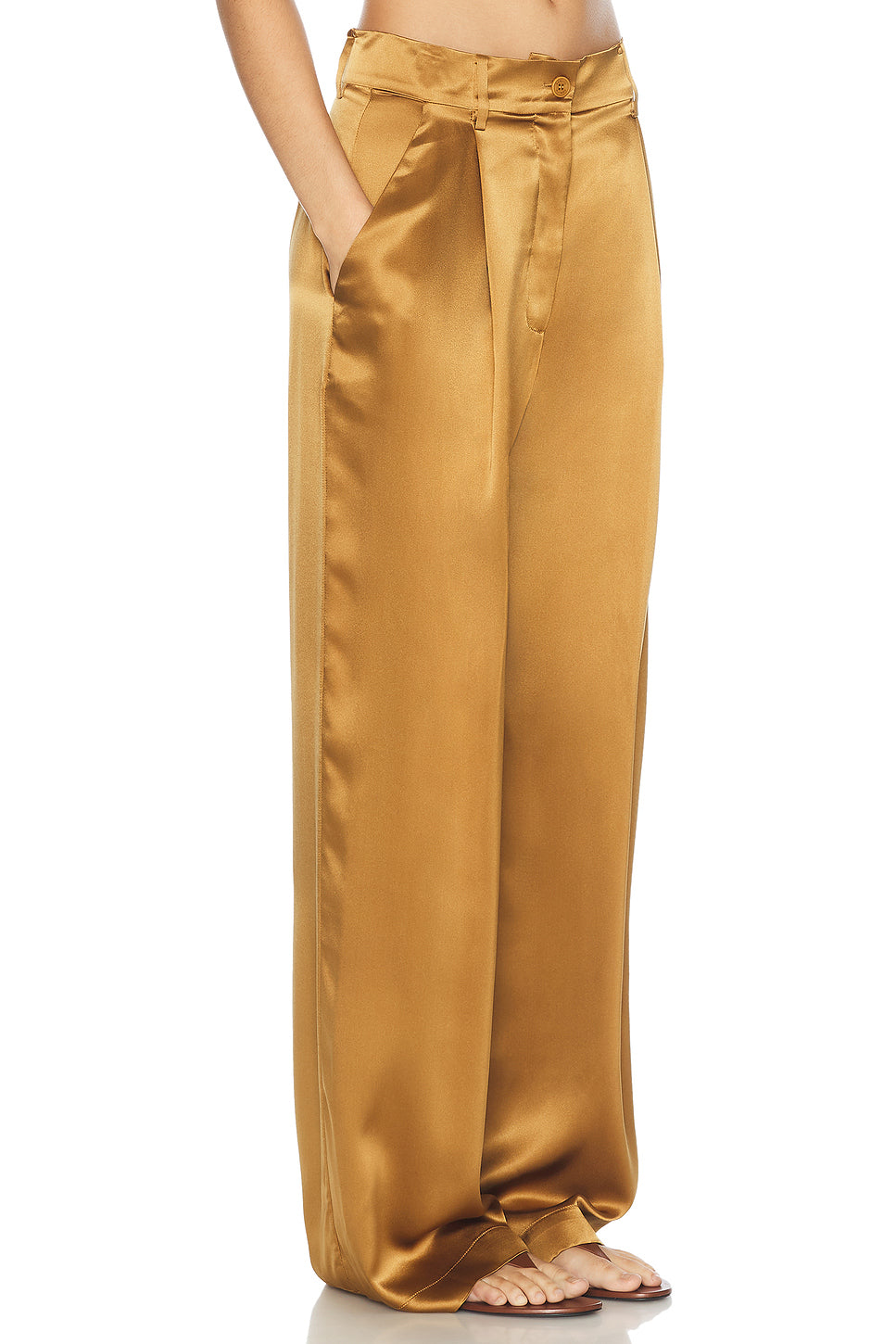 Emerson High Rise Pleated Pant