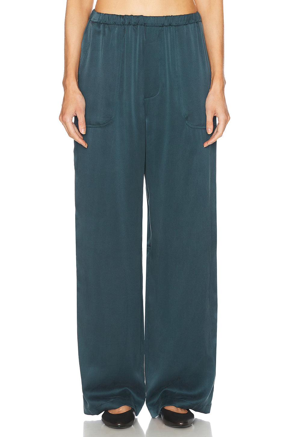 Lenon Silk Utility Pull On Pant