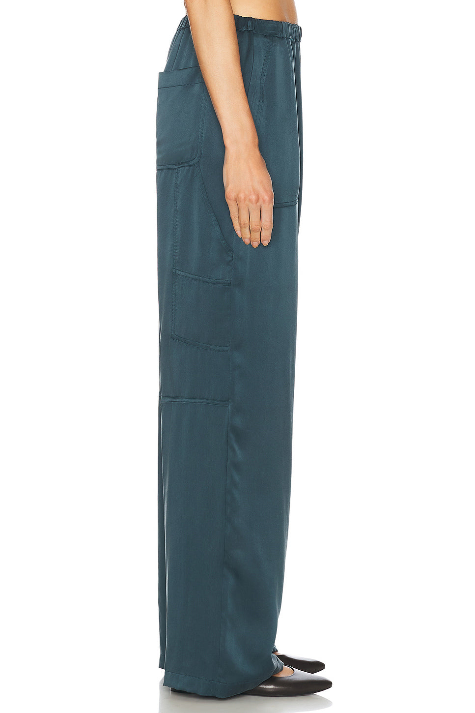 Lenon Silk Utility Pull On Pant