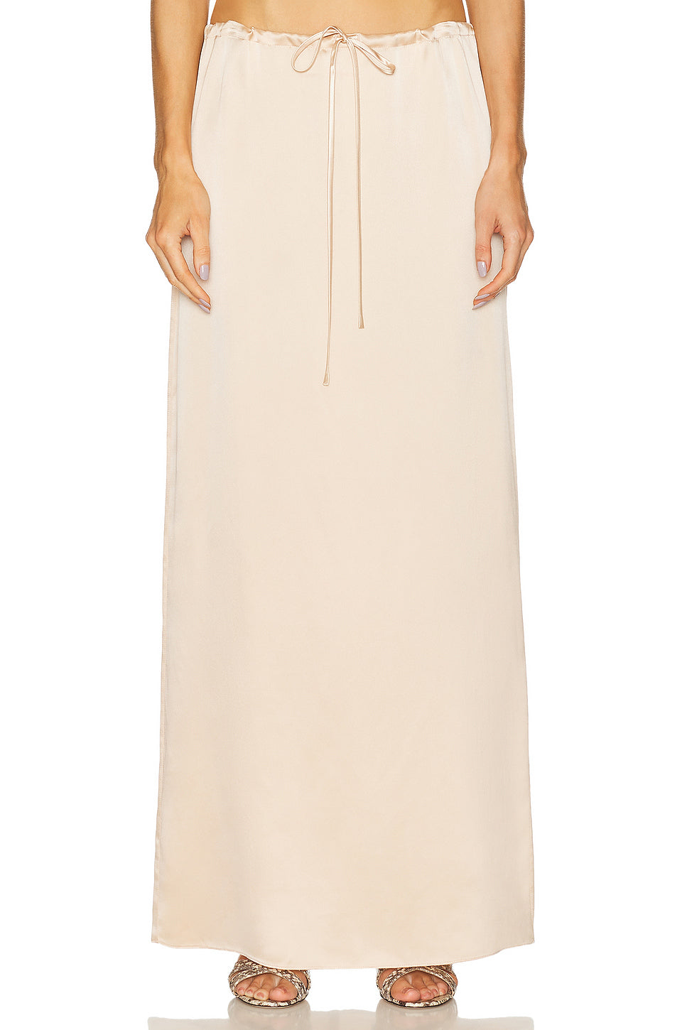 Sol Drawstring Maxi Skirt