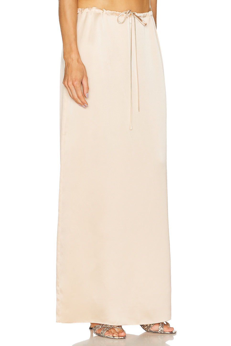 Sol Drawstring Maxi Skirt