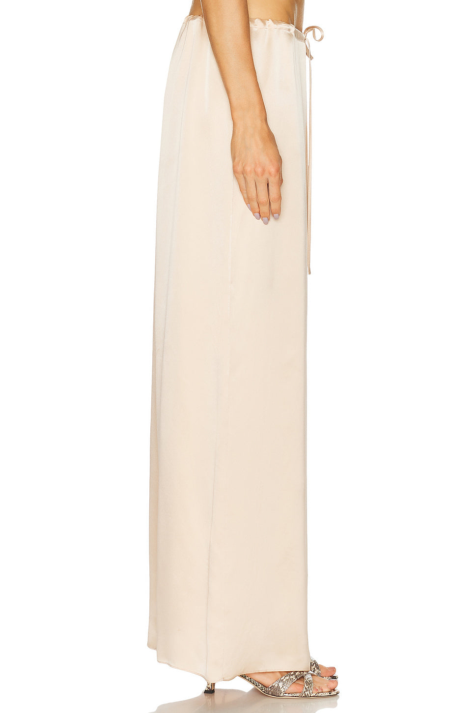 Sol Drawstring Maxi Skirt