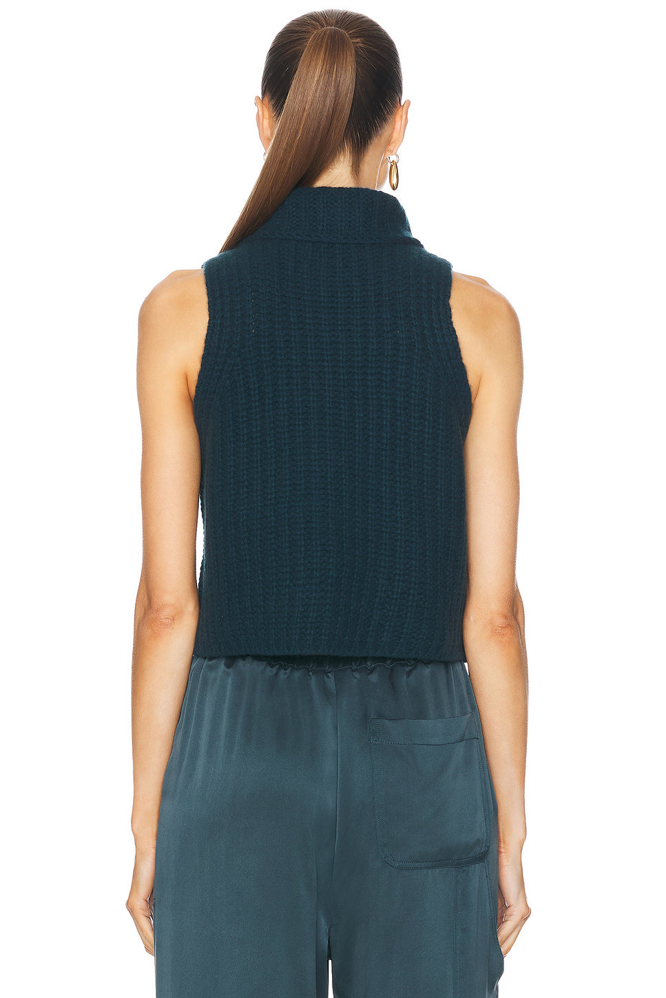 Saige Cropped Turtleneck Sweater