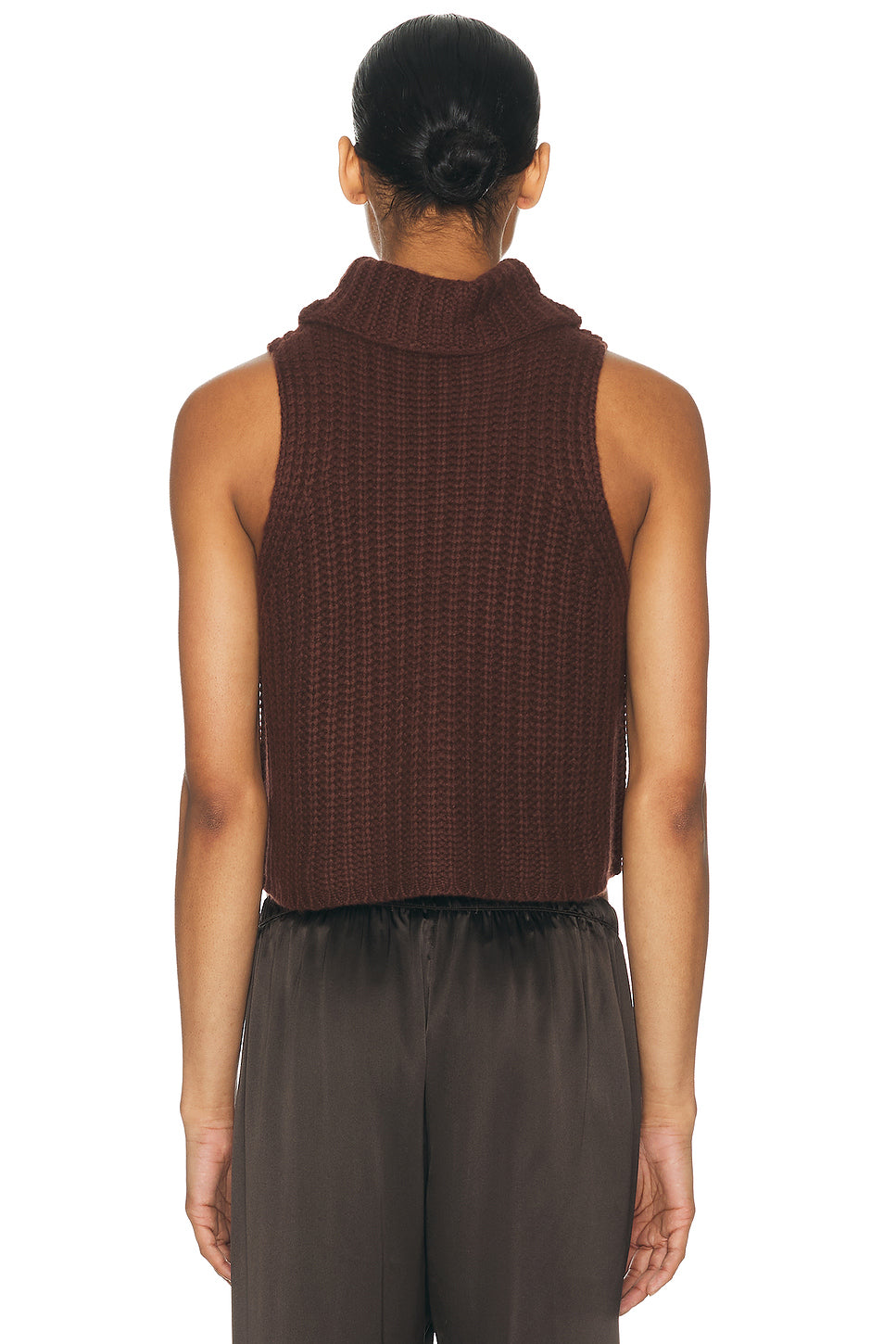 Saige Cropped Turtleneck Top