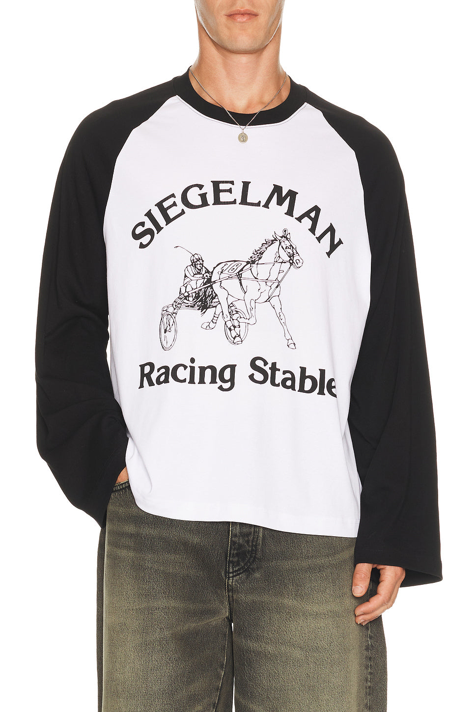 Raglan Stable Long Sleeve Racing Tee