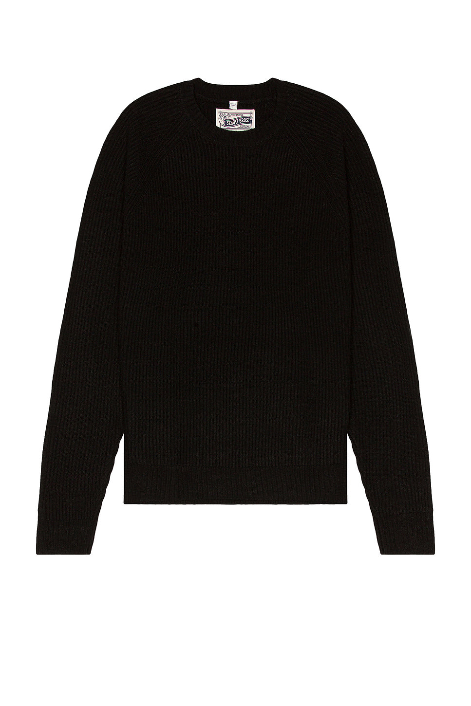 Ribbed Wool Crewneck Sweater