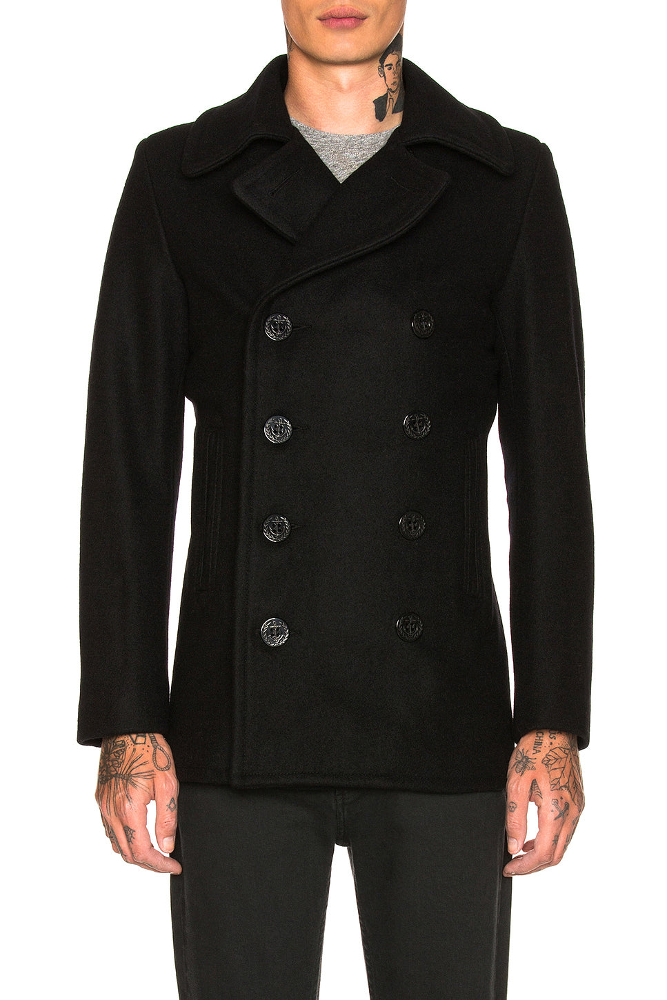 Slim Fit Peacoat