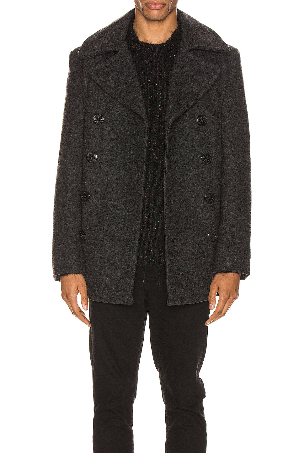 Slim Fit Peacoat