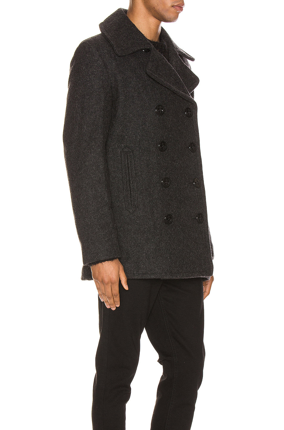 Slim Fit Peacoat