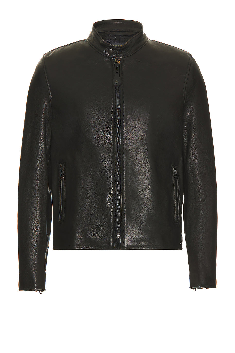 Vegetable Tanned Lambskin Cafe Racer Jacket