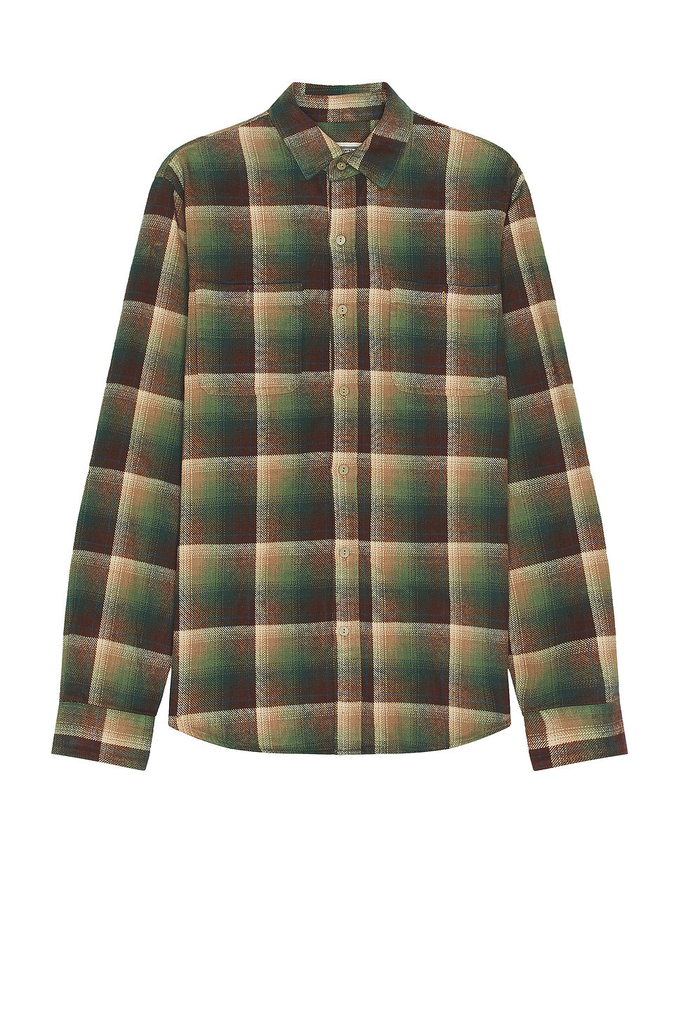 Plaid Cotton Flannel Shirt