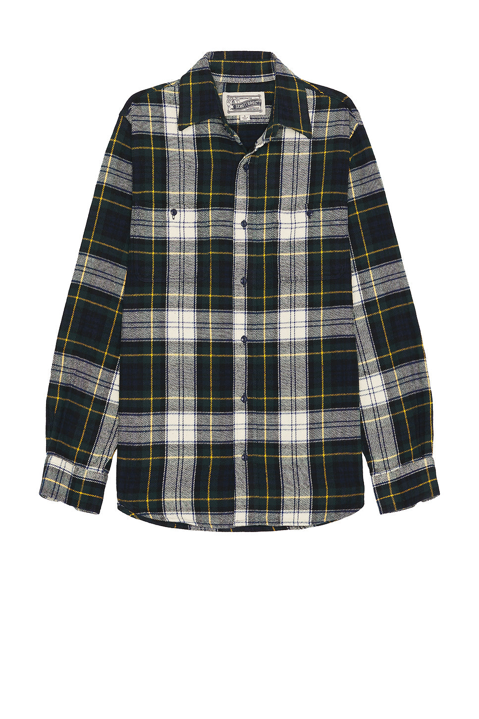 Plaid Cotton Flannel Shirt