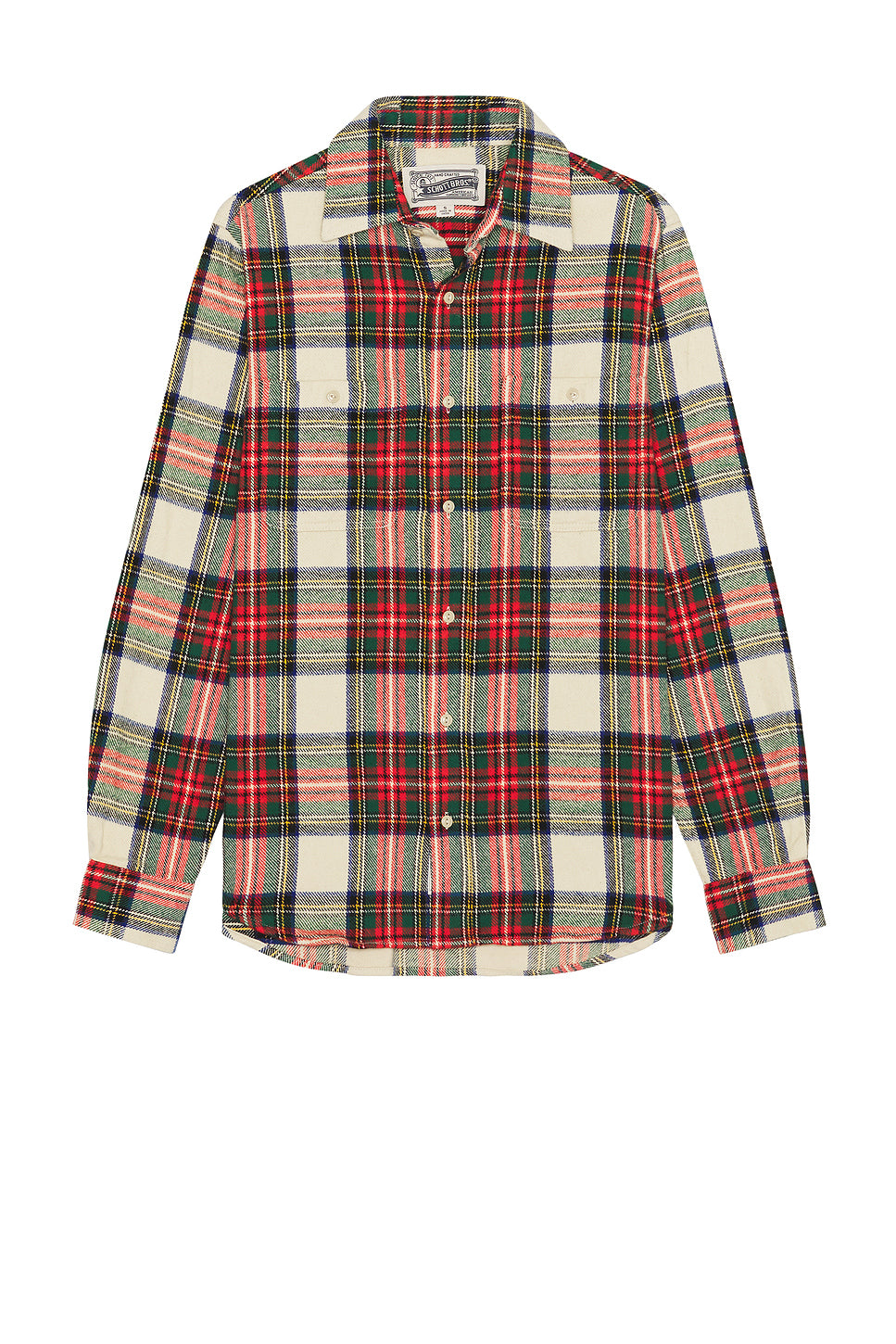 Plaid Cotton Flannel Shirt