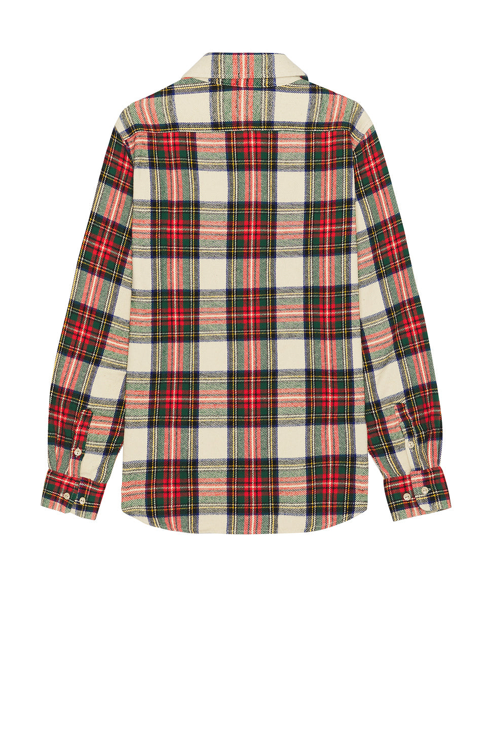 Plaid Cotton Flannel Shirt