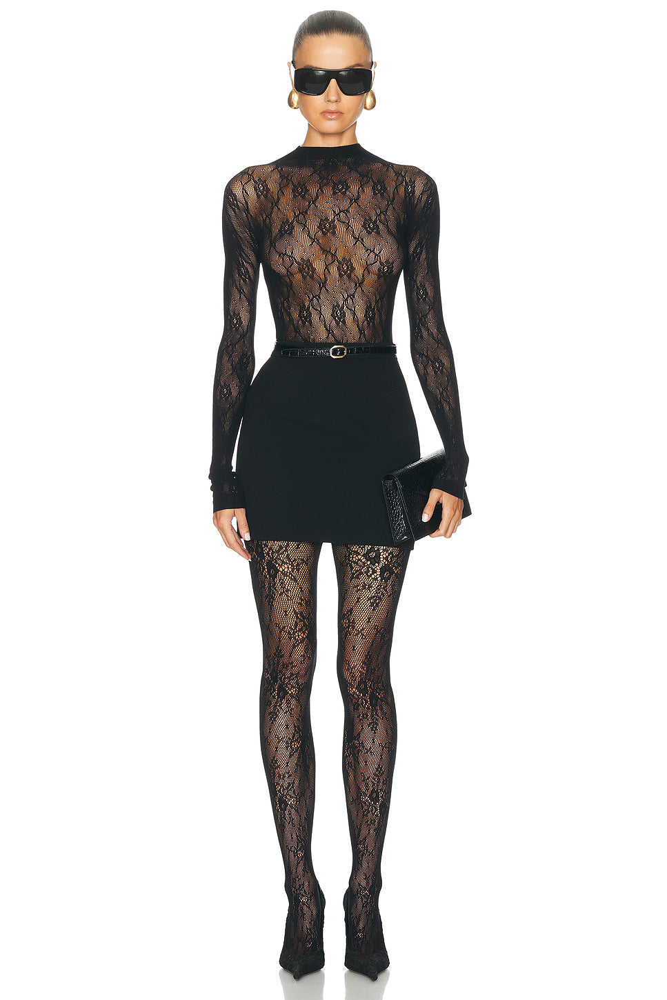 Rosa Lace Tights
