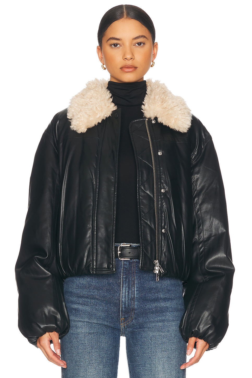 Fran Faux Leather Jacket