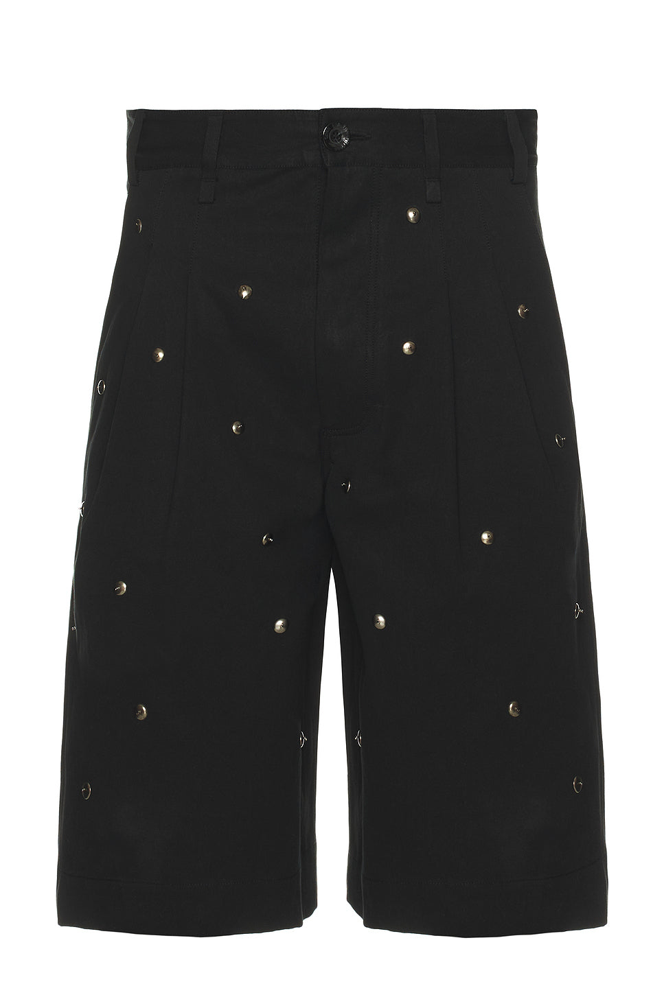 Metal Bead Single Pleated Shorts