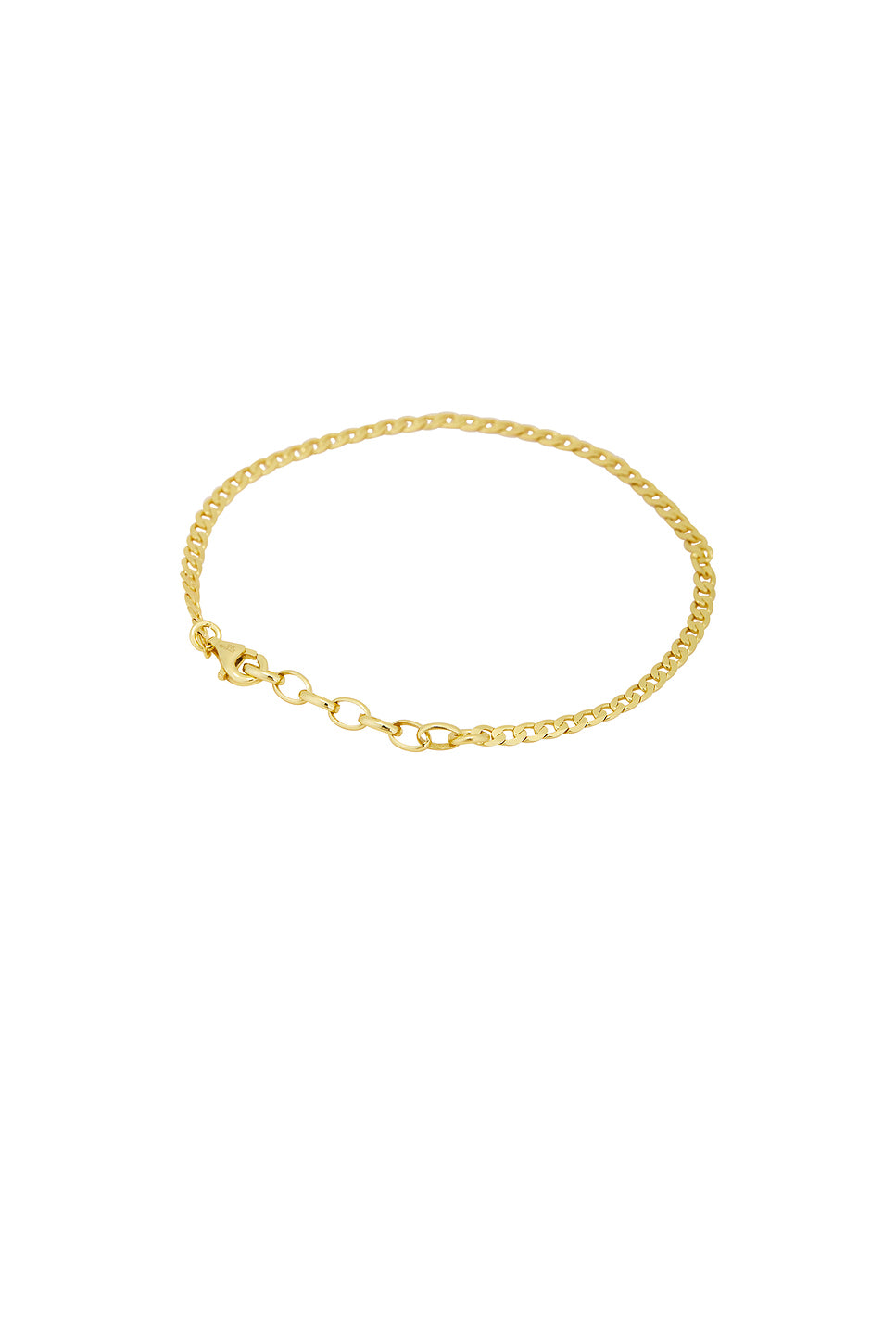 Flat Cuban Chain Bracelet