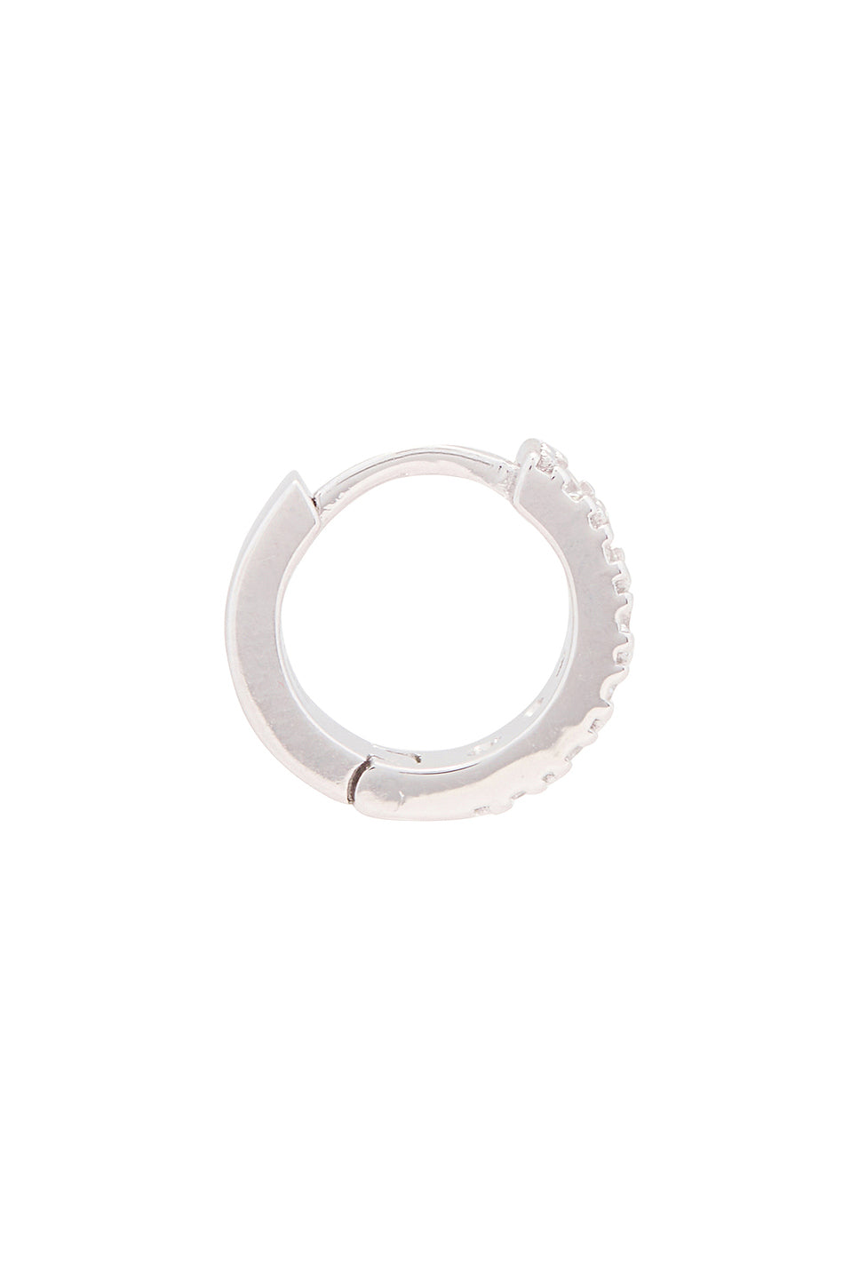 Zirconia Hoop Earring