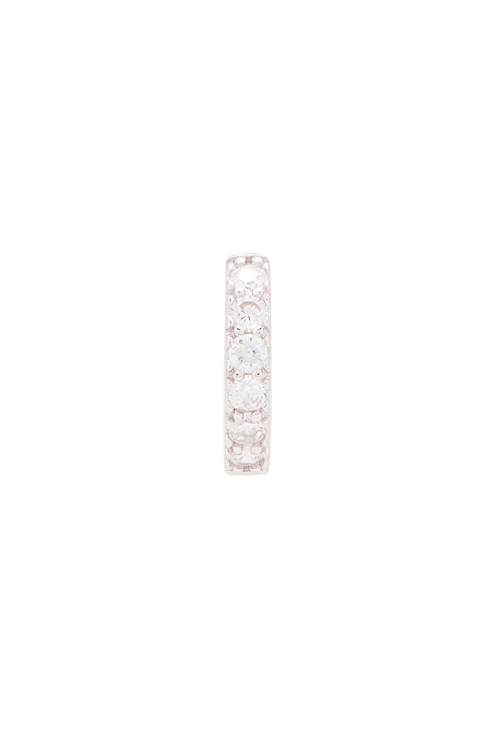 Zirconia Hoop Earring