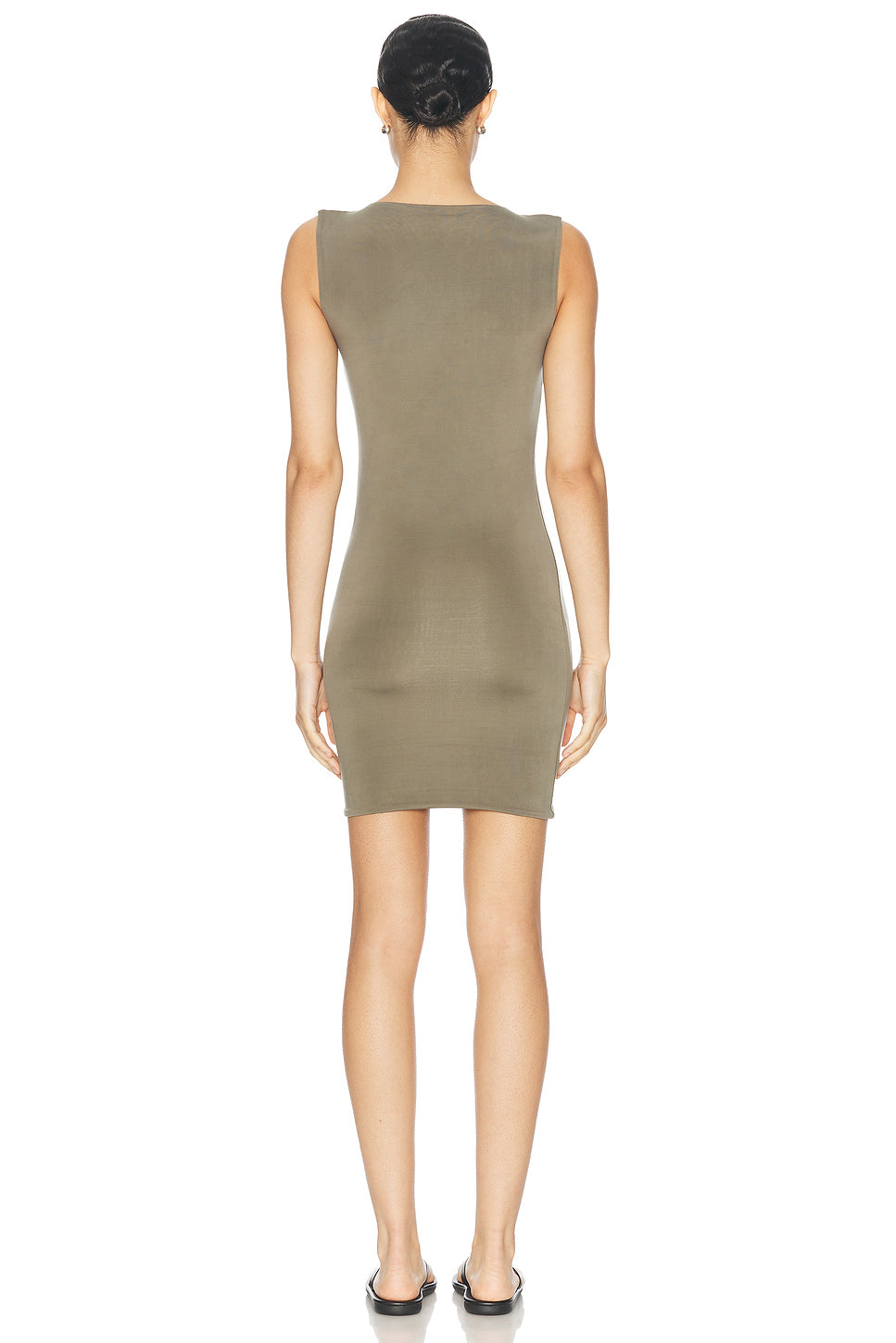 Cupro Jersey Mini Dress