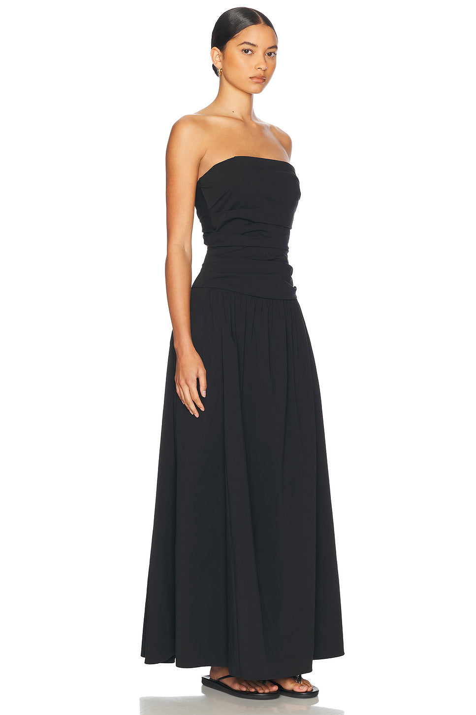 Gathered Strapless Dress