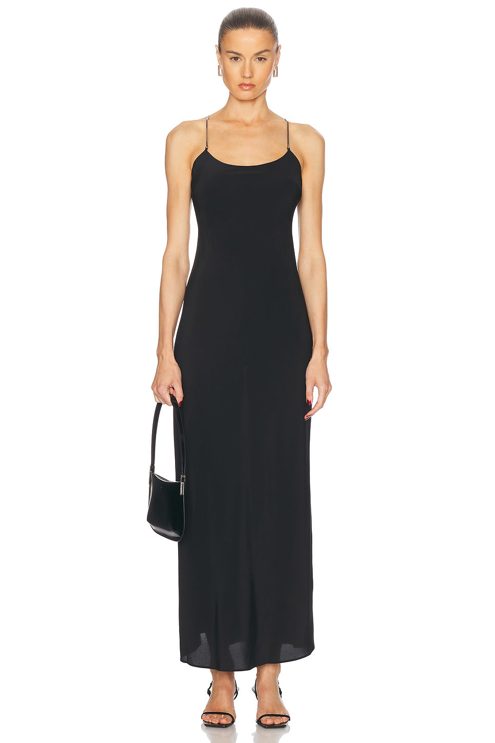 Fine Chain Silk Slip Dress