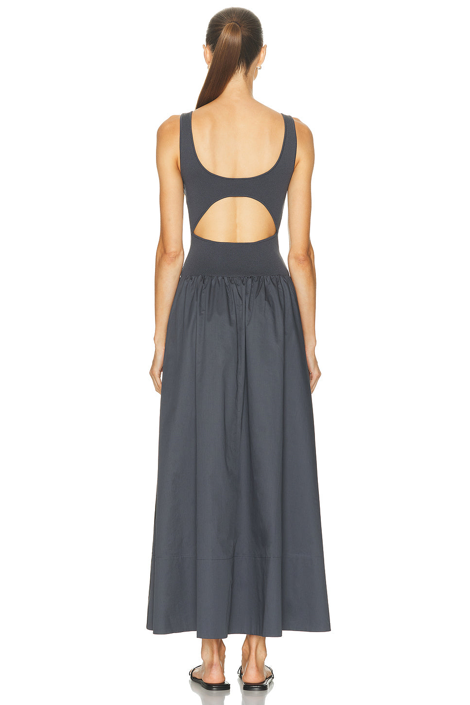 Bateau Cut Out Dress