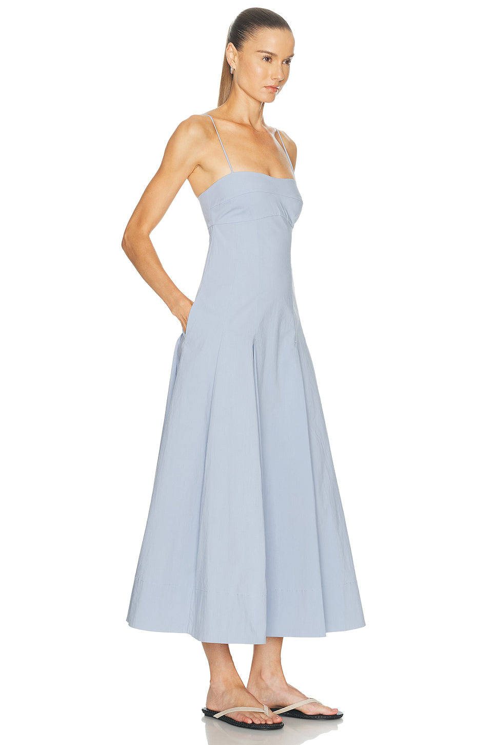Everyday Cotton Pleat Dress