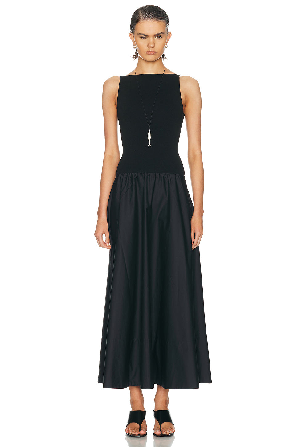 Backless Circle Hem Dress