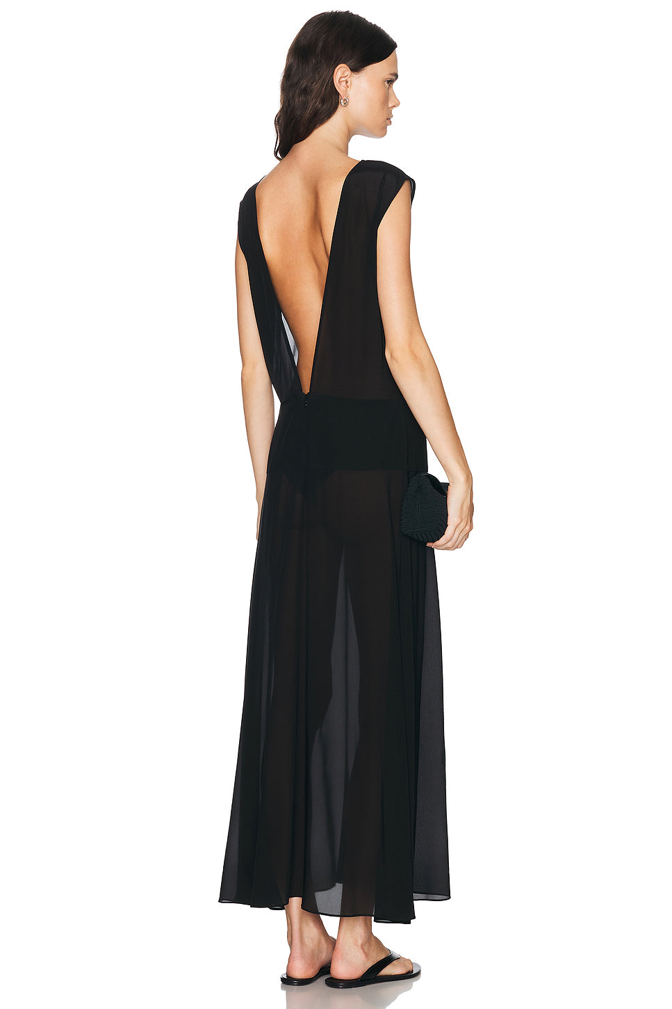 Stretch Silk Bateau Dress