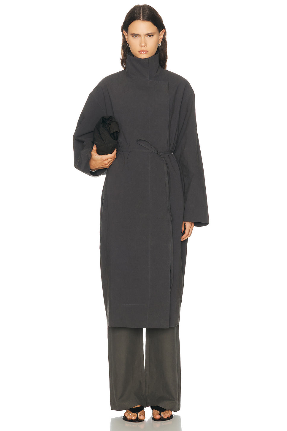 Technical Cotton Cocoon Coat
