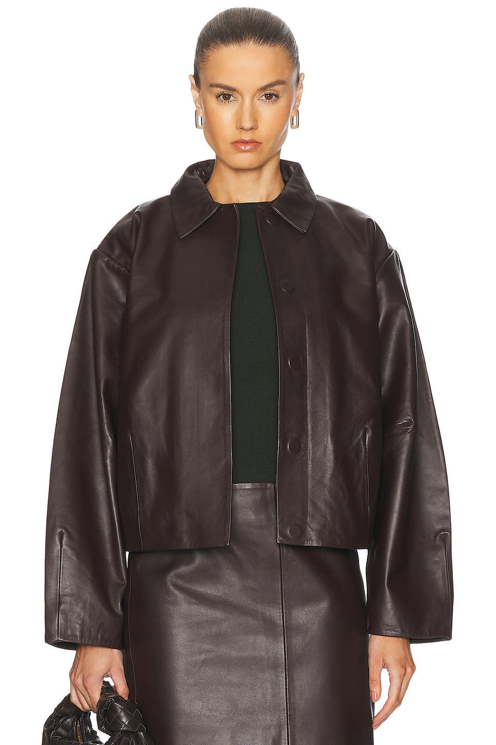 Cocoon Leather Jacket