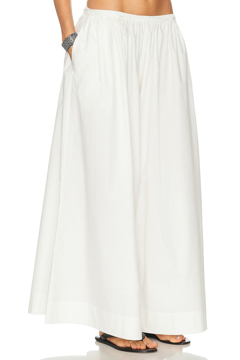 Cotton Hybrid Wide Leg Pant
