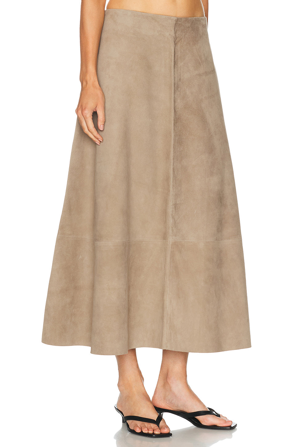 Suede Circle Skirt