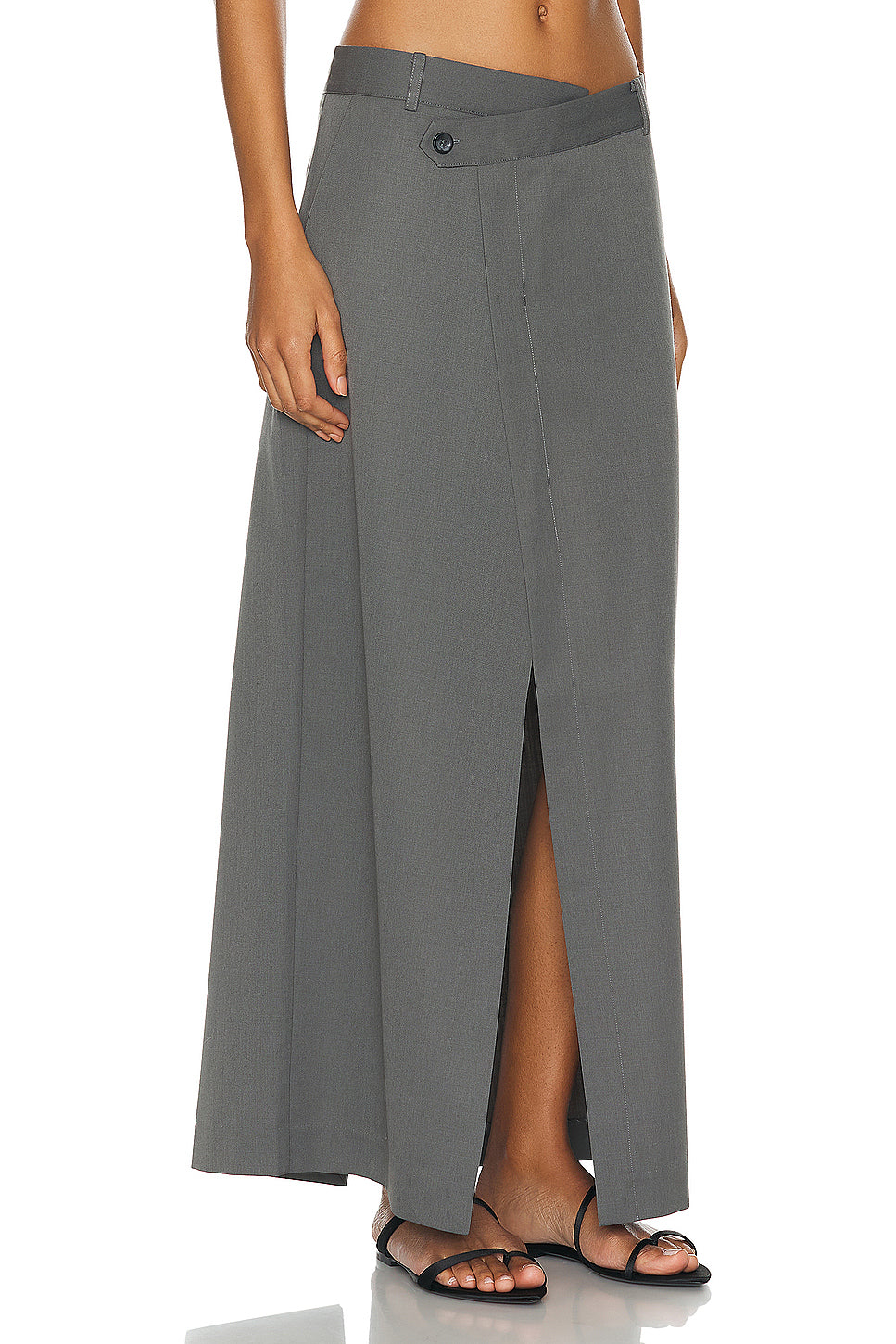 Deconstructed Waist Maxi Skirt