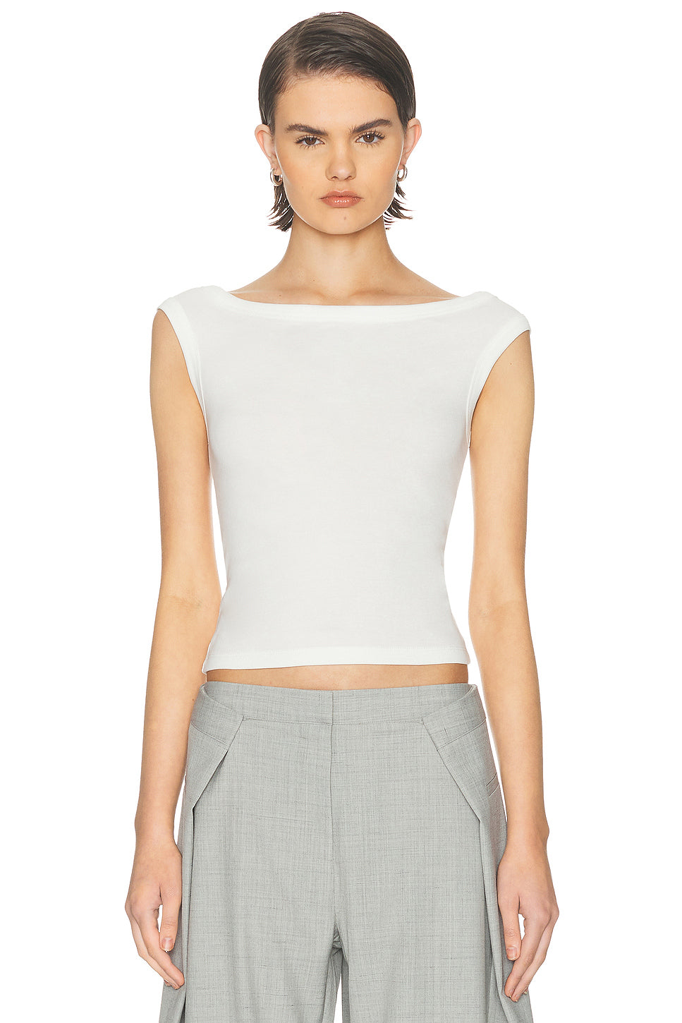 Organic Cotton Off Shoulder Top