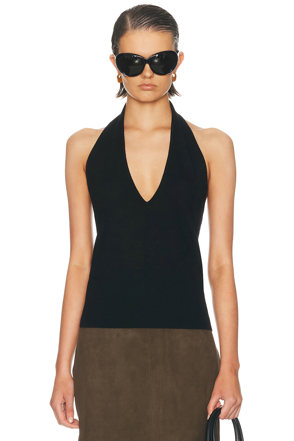 Fine Merino Halter Top