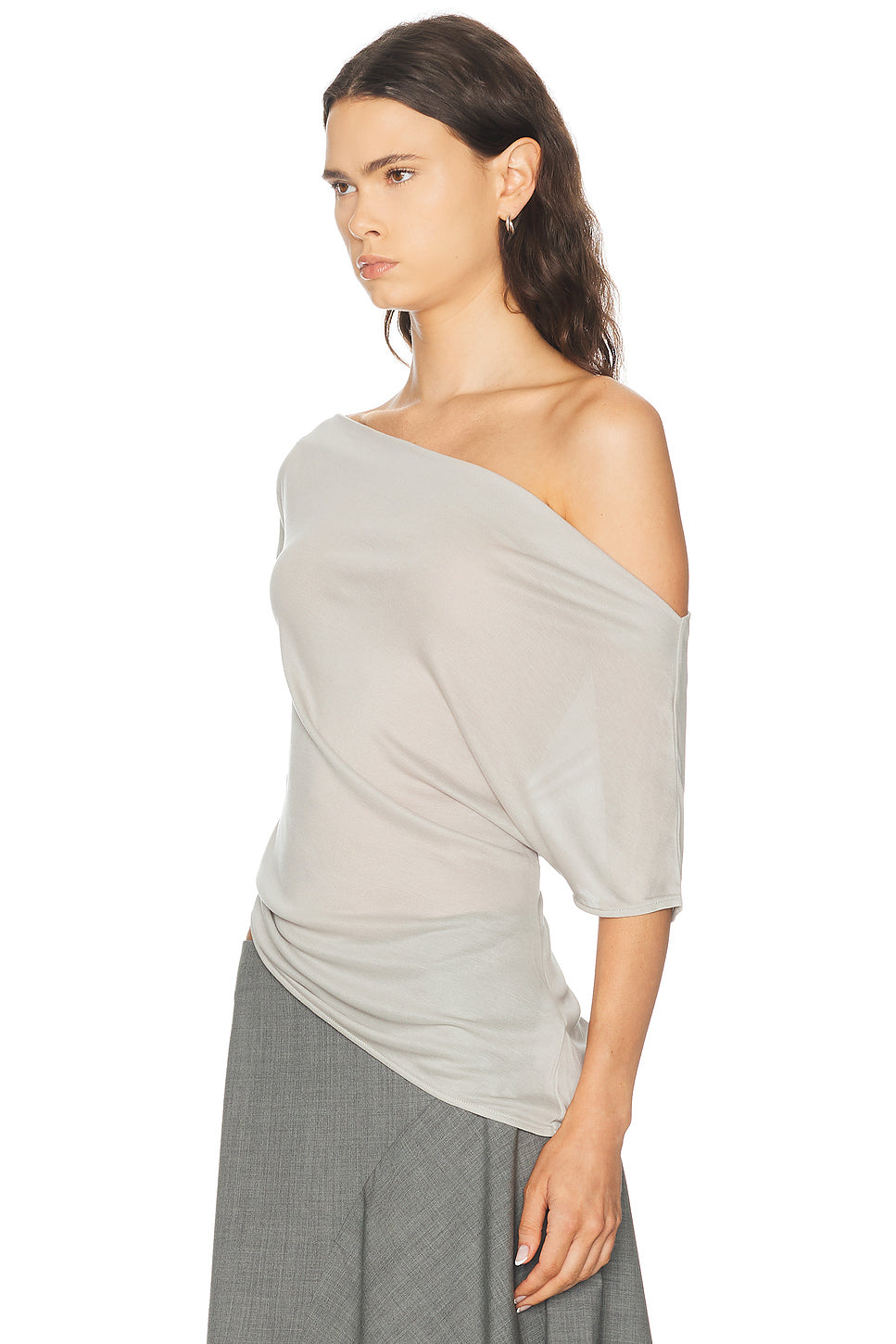 Fine Jersey Off Shoulder Top