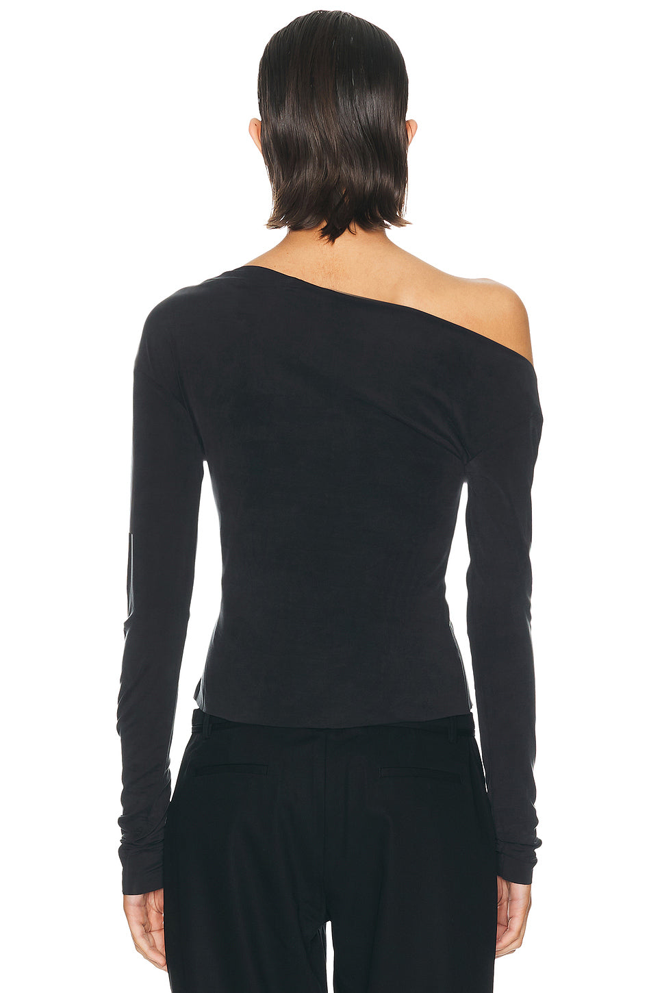 Cupro Jersey Long Sleeve Top