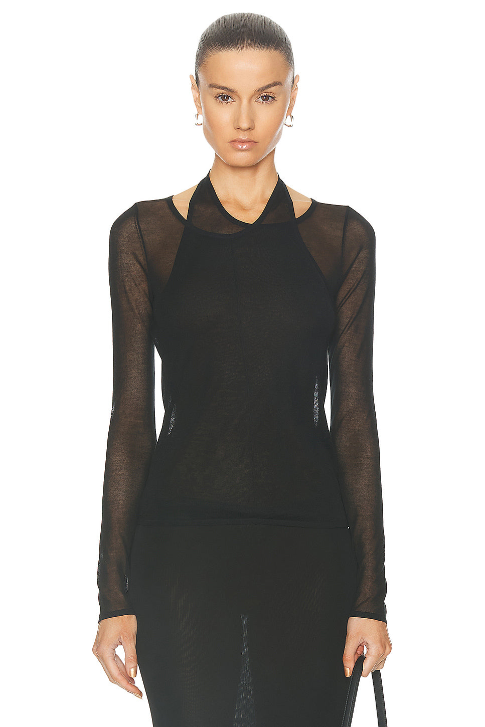 Semi Sheer Loop Top